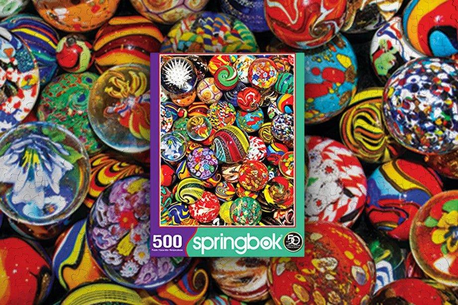 Marble Madness 500 Piece Jigsaw Puzzle by Springbok Puzzles - BIG FRENCHIES