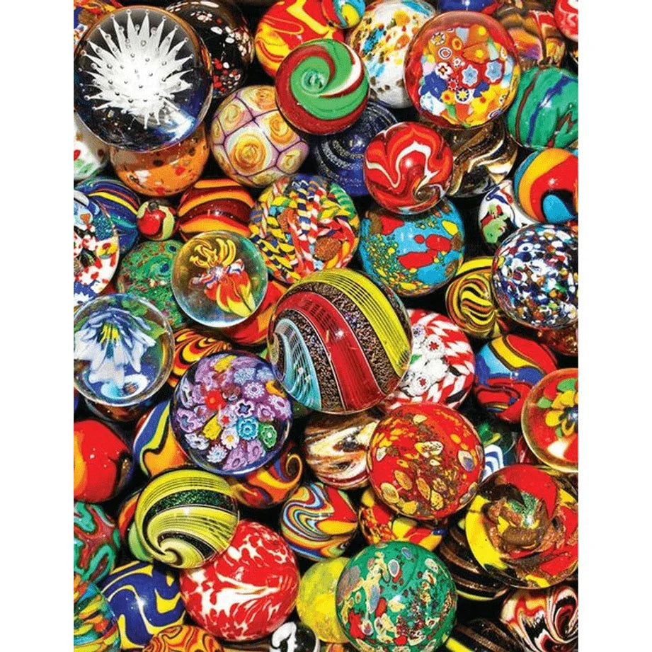 Marble Madness 500 Piece Jigsaw Puzzle by Springbok Puzzles - BIG FRENCHIES