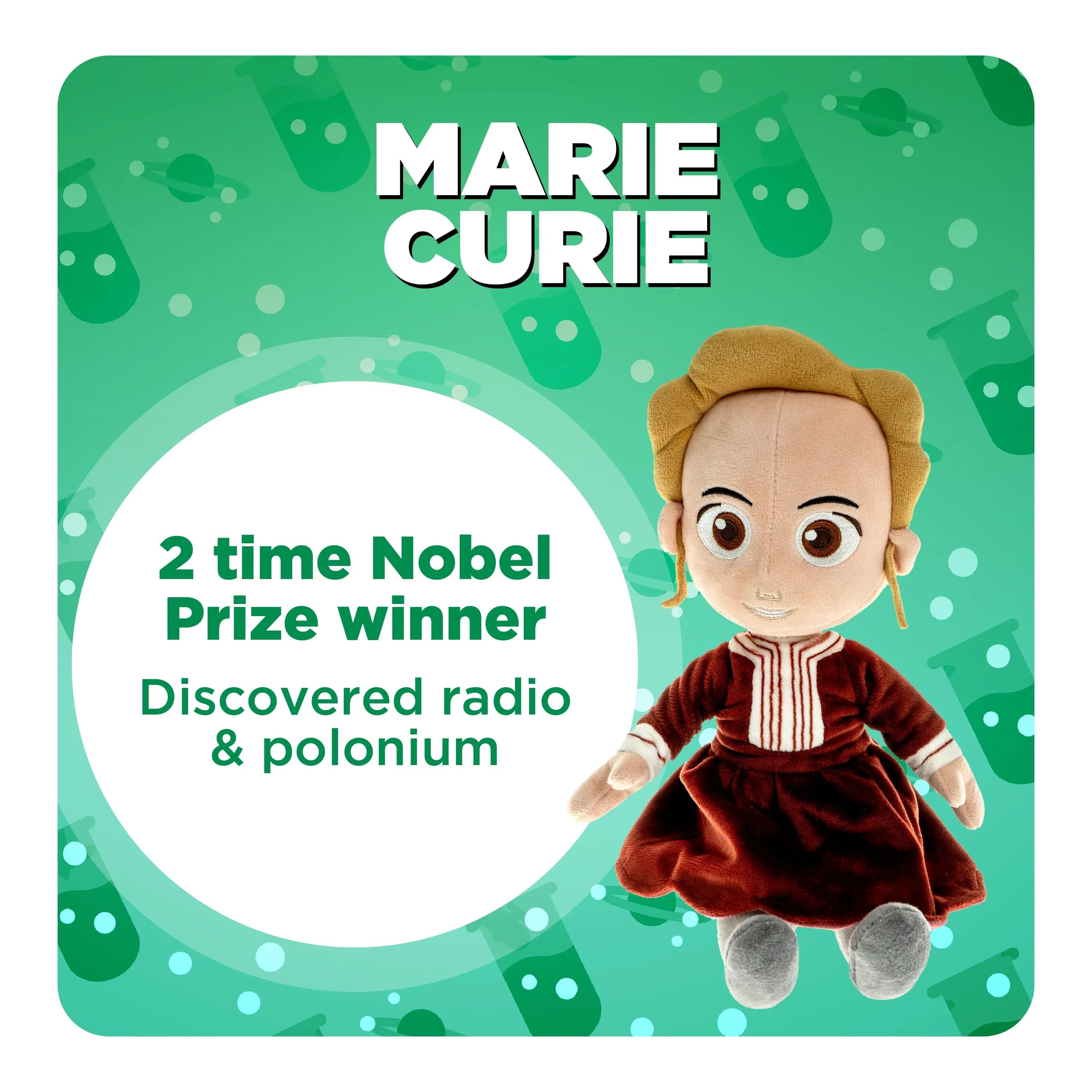 Explore the Wonders of Science with Marie Curie: The Interactive Plush Companion - BIG FRENCHIES