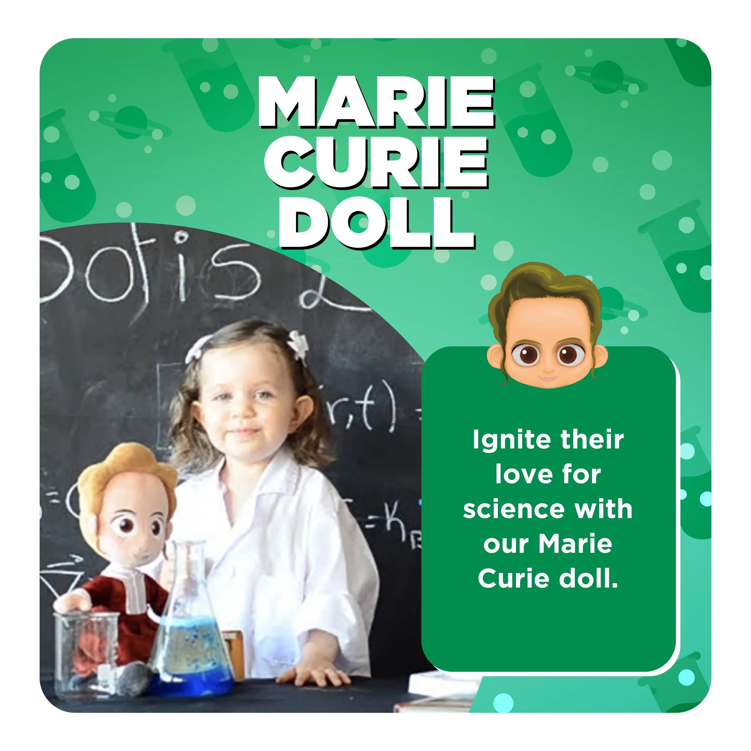 Explore the Wonders of Science with Marie Curie: The Interactive Plush Companion - BIG FRENCHIES