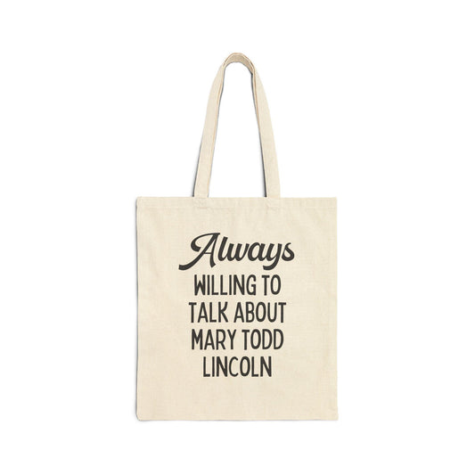 Mary Todd Lincoln Tote: American Women's History Tote Bag - BIG FRENCHIES