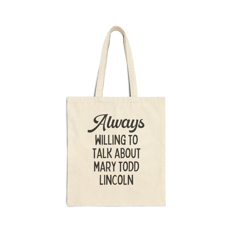 Mary Todd Lincoln Tote: American Women's History Tote Bag - BIG FRENCHIES