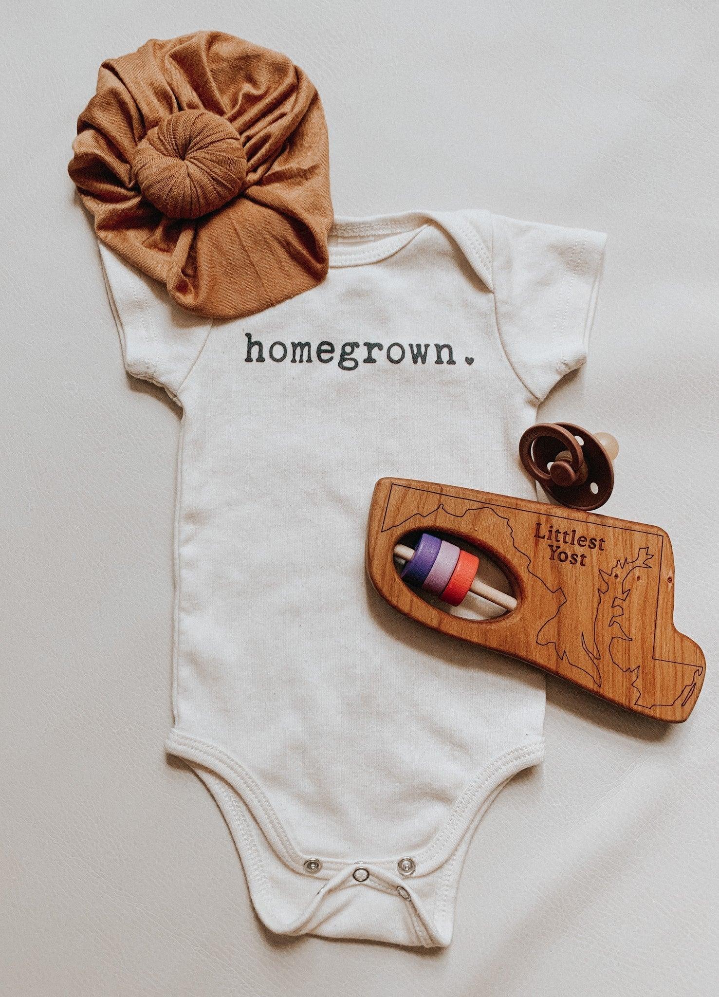 Maryland State Wooden Baby Rattle™ - BIG FRENCHIES