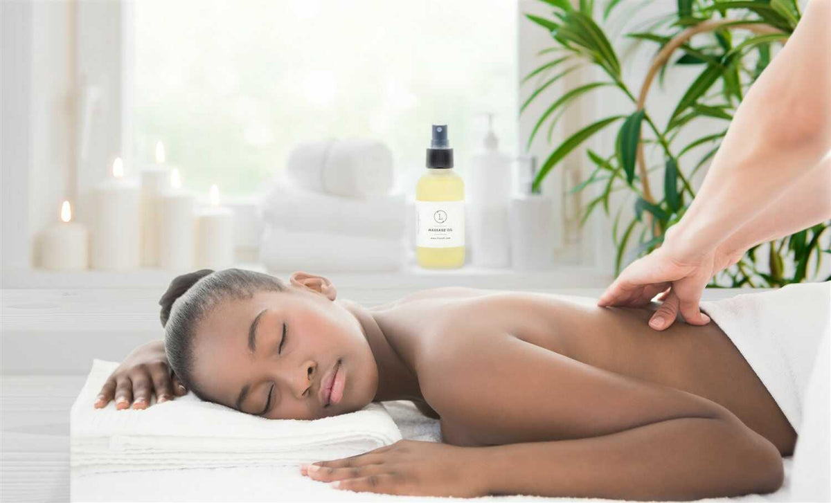 Aromatherapy Eucalyptus Massage Oil, Natural Relaxing Body Massage Oil - BIG FRENCHIES