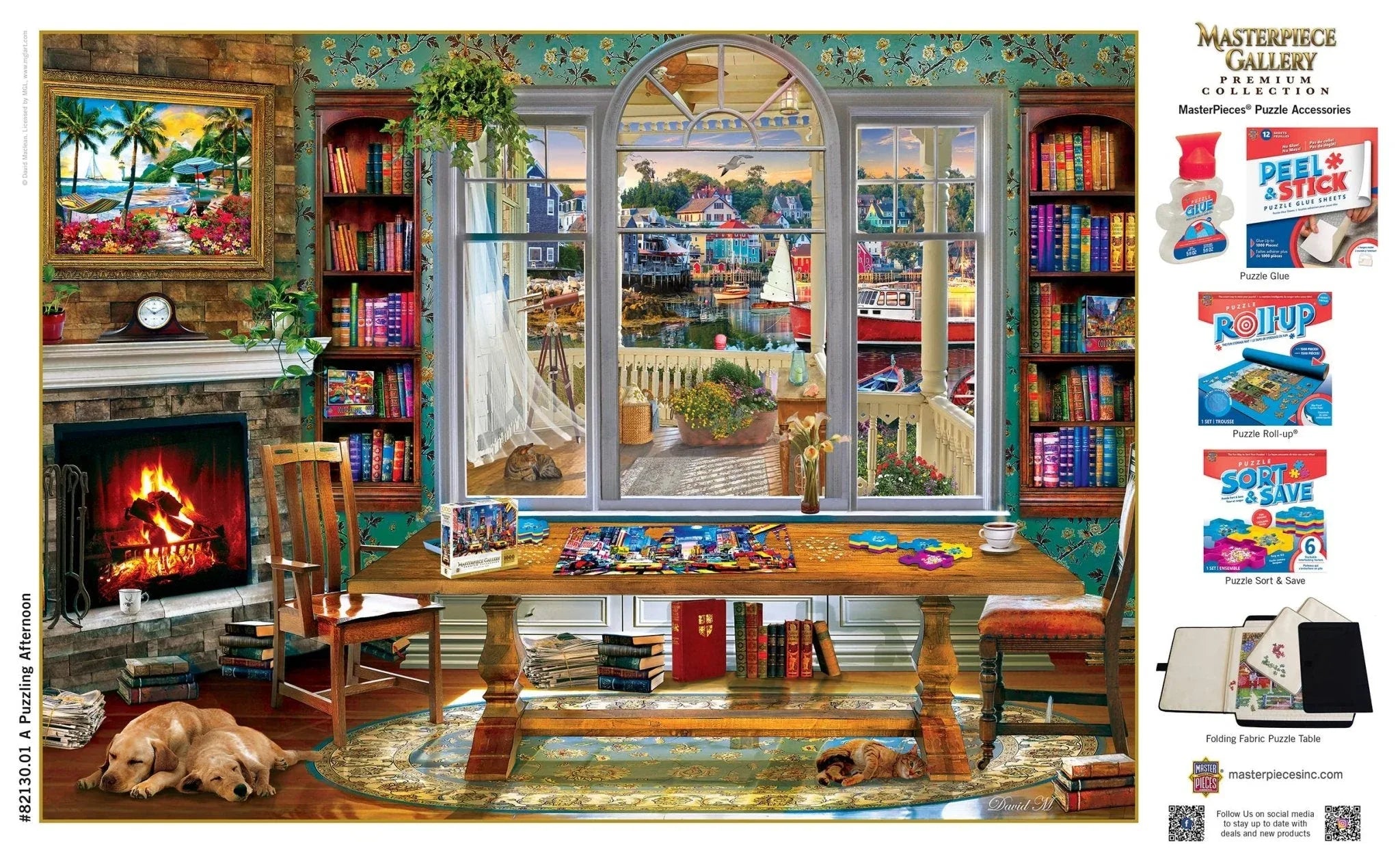 Masterpiece Gallery - A Puzzling Afternoon 1000 Piece Puzzle | Masterpieces - BIG FRENCHIES