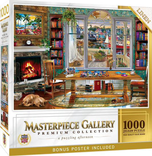 Masterpiece Gallery - A Puzzling Afternoon 1000 Piece Puzzle | Masterpieces - BIG FRENCHIES