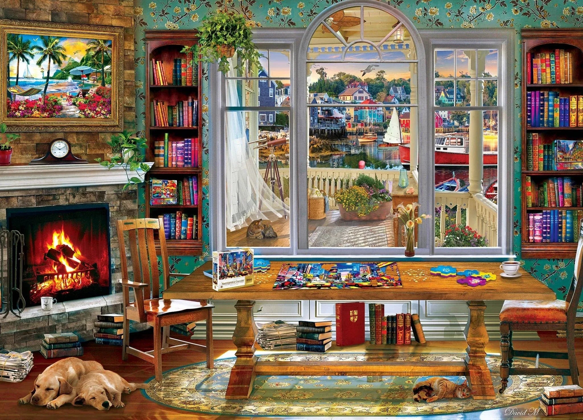 Masterpiece Gallery - A Puzzling Afternoon 1000 Piece Puzzle | Masterpieces - BIG FRENCHIES