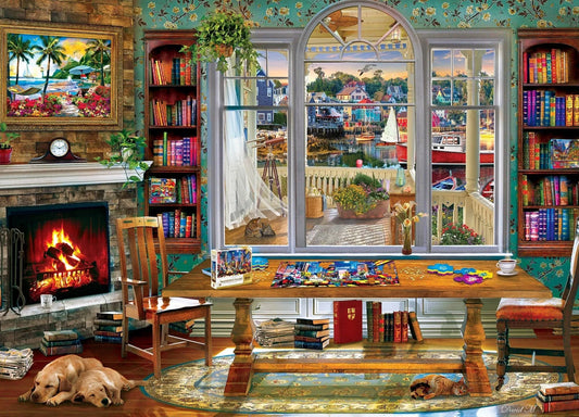Masterpiece Gallery - A Puzzling Afternoon 1000 Piece Puzzle | Masterpieces - BIG FRENCHIES
