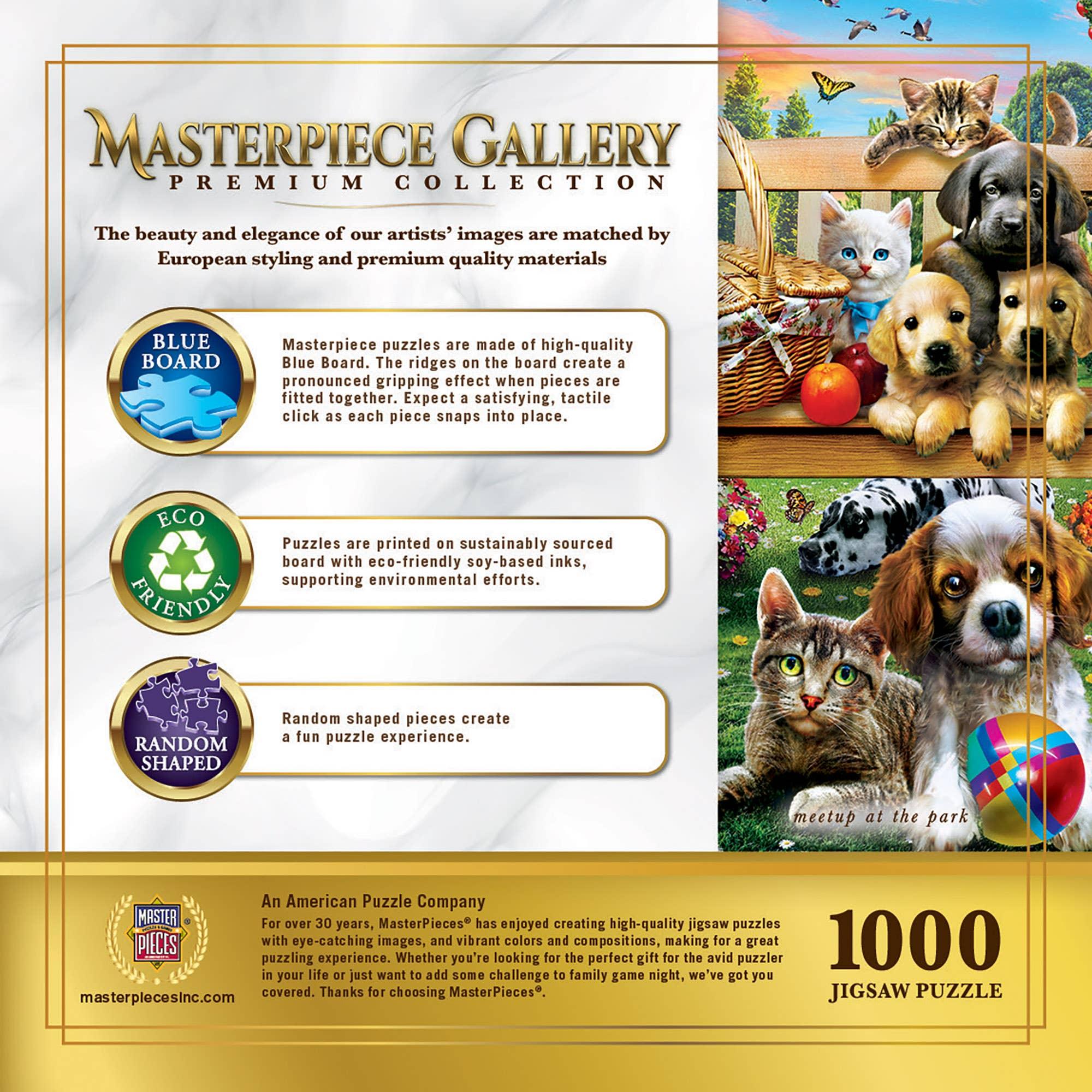 Masterpiece Gallery - Meetup at the Park 1000 Piece Puzzle by Masterpieces Puzzles - BIG FRENCHIES