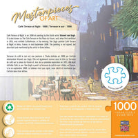Masterpieces of Art - Cafe Terrace at Night 1000 Piece Puzzle by Masterpieces Puzzles - BIG FRENCHIES