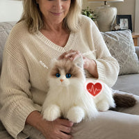 Percy Robot Cat – Interactive Weighted Comfort Toy