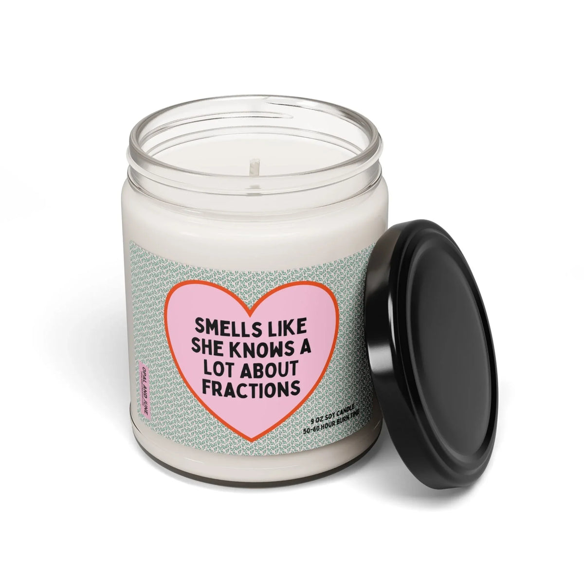 Math Teacher Candle: Fractions - BIG FRENCHIES