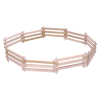 Wooden Folding Corral Fence Toy, Amish-Made, Unfinished Wood - BIG FRENCHIES