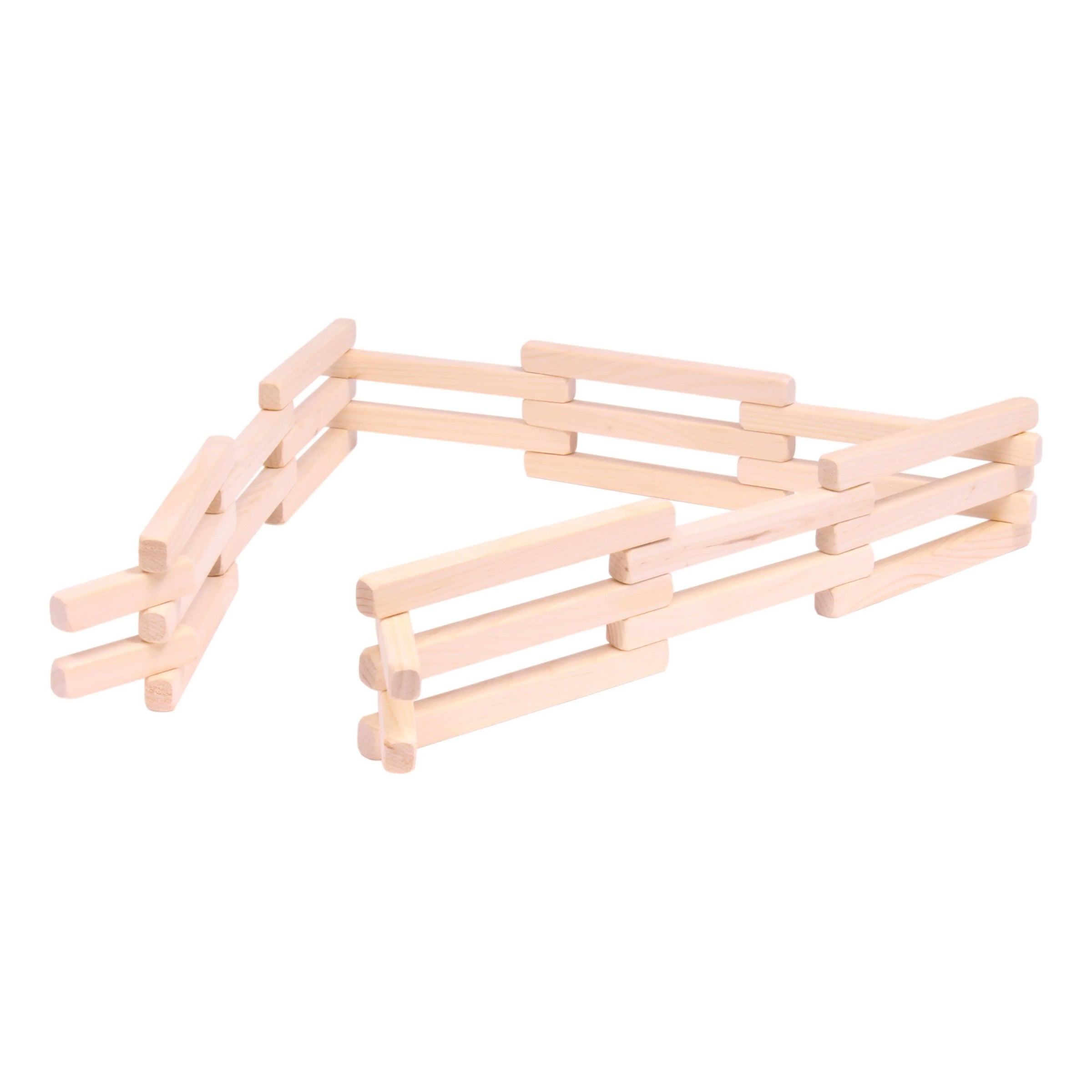 Wooden Folding Corral Fence Toy, 68" Long, Amish-Made Quality - BIG FRENCHIES