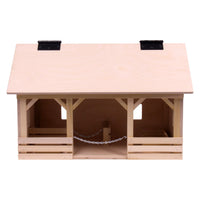 Large A-Frame Barn Toy with Hay Loft, Realistic Wooden Toy Barn - BIG FRENCHIES