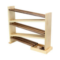 Wooden Ball Roller Racetrack Toy, Amish-Made, with 8 Wooden Balls - BIG FRENCHIES