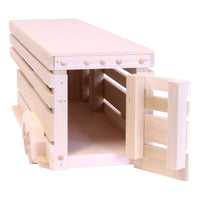 Amish-Made Wooden Gooseneck Livestock Trailer Toy - BIG FRENCHIES