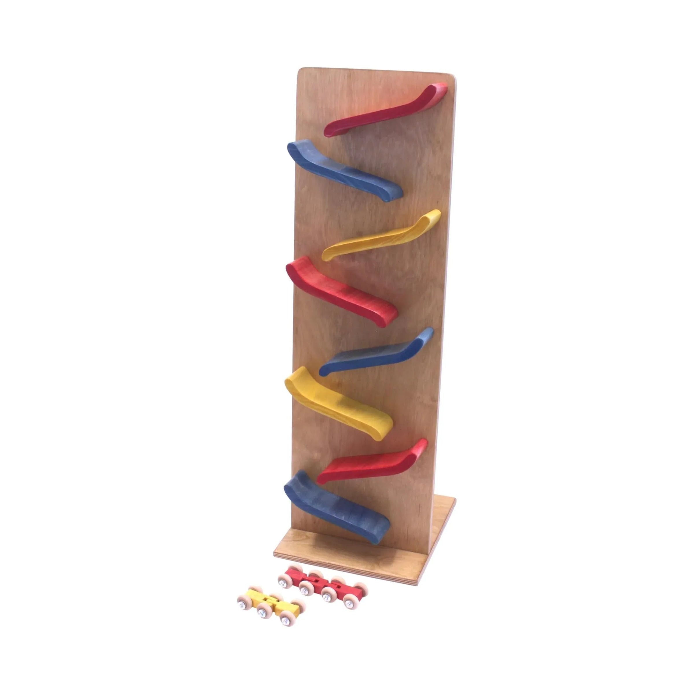 Large Wooden Train Car Roller Track, Amish-Made, Non-Toxic Finish - BIG FRENCHIES