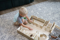 Amish-Made Wooden Folding Stock Yard Farm Toy, Unfinished - BIG FRENCHIES
