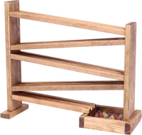 Wooden Marble Roller Racetrack Toy - Child-Safe Finish - BIG FRENCHIES
