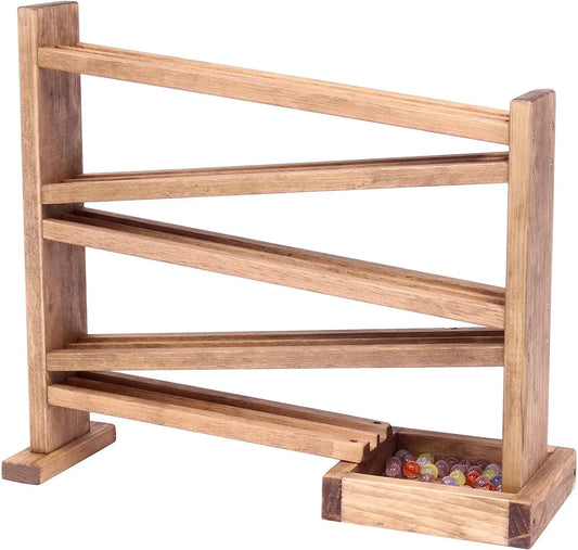 Wooden Marble Roller Racetrack Toy - Child-Safe Finish - BIG FRENCHIES