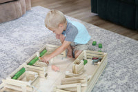 Amish-Made Wooden Folding Stock Yard Farm Toy, Unfinished - BIG FRENCHIES