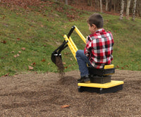 Sand Digger Excavator Toy, with Movable Levers and Metal Digging Bucket - BIG FRENCHIES
