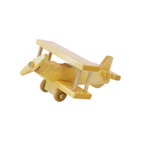 Wooden Toy Airplane With Spinning Propellor, Kid-Safe Finish - BIG FRENCHIES
