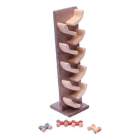 Amish-Made Mini Car Roller Wooden Toy, Pack of Cars Included - BIG FRENCHIES