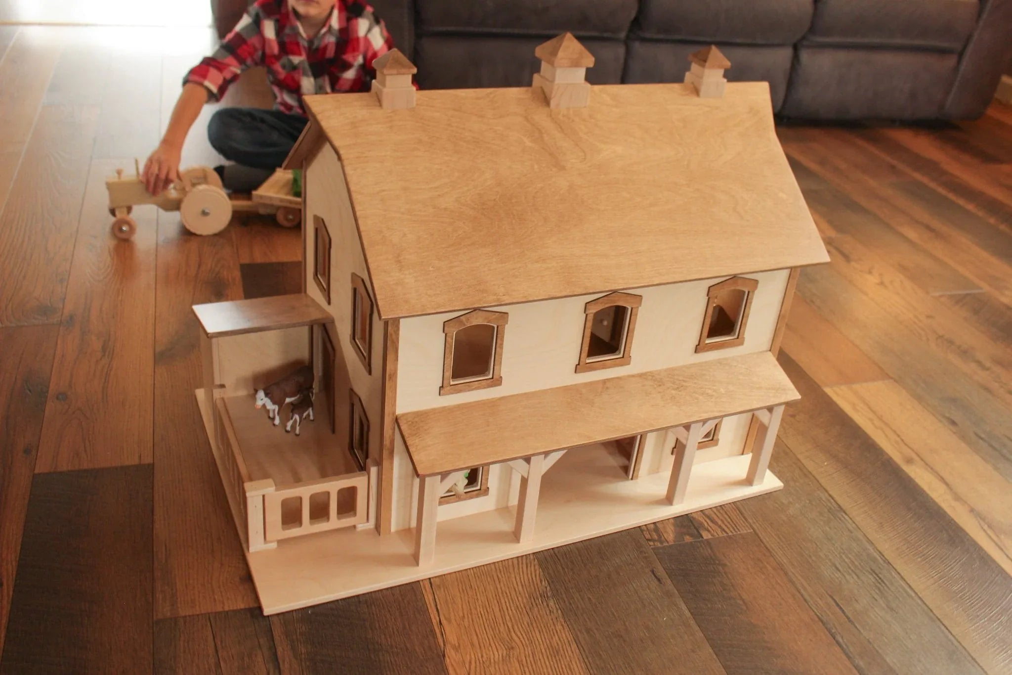 Large Pennsylvania Bank Barn Toy, Hand-Crafted in Lancaster County, PA - BIG FRENCHIES