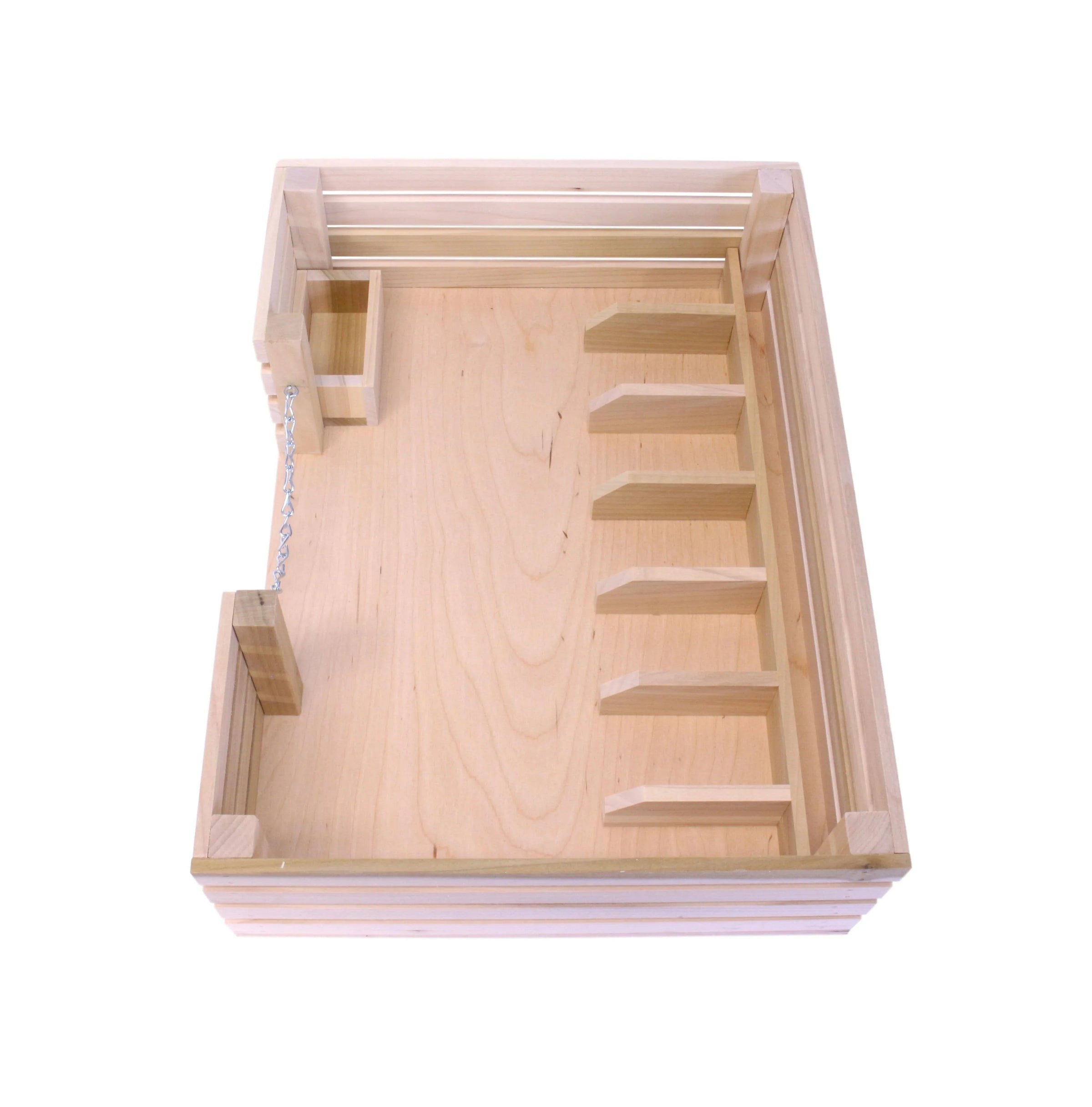 Amish-Made Wooden Mini Stockyard Toy, with 7 Stalls - BIG FRENCHIES