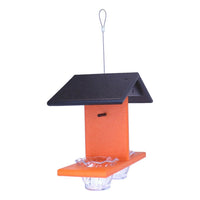 AmishToyBox.com Oriole Bird Feeder, Double-Cup Jelly Oriole Feeder with Pegs for Orange Halves - BIG FRENCHIES