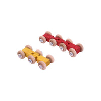 Large Wooden Train Car Roller Track, Amish-Made, Non-Toxic Finish - BIG FRENCHIES
