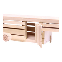 Amish-Made Wooden Toy Pickup and Gooseneck Trailer Set - BIG FRENCHIES