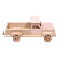 Amish-Made Wooden Toy Pickup and Gooseneck Trailer Set - BIG FRENCHIES