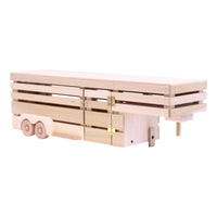 Amish-Made Wooden Toy Pickup and Gooseneck Trailer Set - BIG FRENCHIES