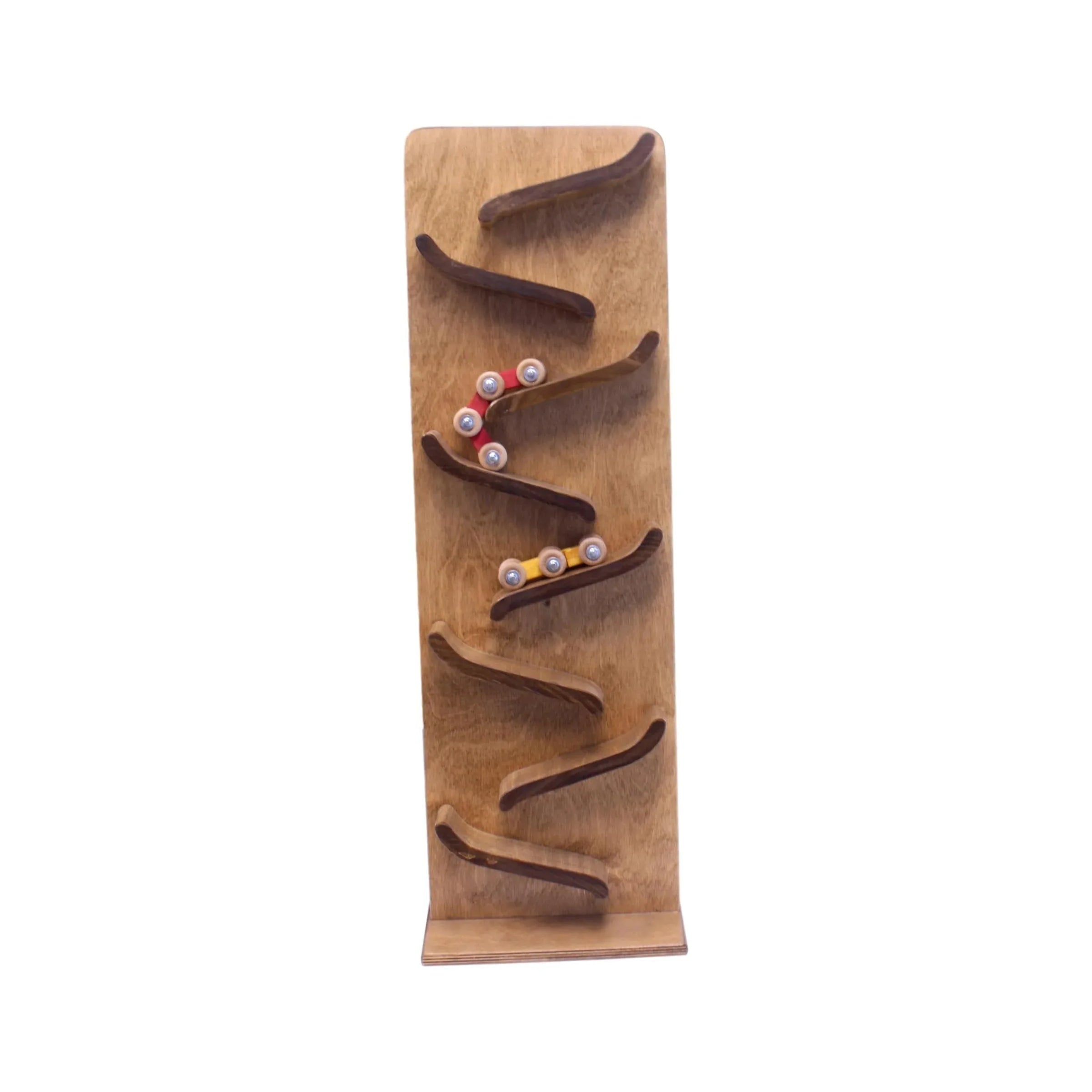 Large Wooden Train Car Roller Track, Amish-Made, Non-Toxic Finish - BIG FRENCHIES