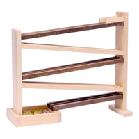 Wooden Marble Roller Racetrack Toy - Child-Safe Finish - BIG FRENCHIES