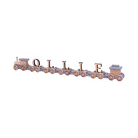 AmishToyBox.com Wooden Name Train Toy, Custom ABC Letter Train, Amish-Made - BIG FRENCHIES