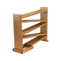 Wooden Ball Roller Racetrack Toy, Amish-Made, with 8 Wooden Balls - BIG FRENCHIES