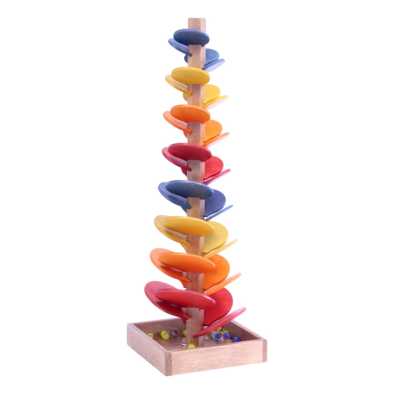 Marble Tree Wooden Toy - Child-Safe Finish - Pack of Marbles Included - BIG FRENCHIES