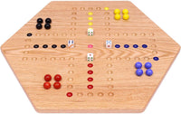 Aggravation Wahoo Marble Board Game, Double-Sided, Hand Painted