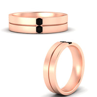 Mens 2 Stone Band