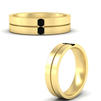 Mens 2 Stone Band
