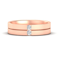 Mens 2 Stone Band