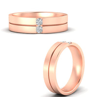 Mens 2 Stone Band