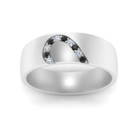 Mens Anniversary Band With Diamonds