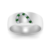 Mens Anniversary Band With Diamonds