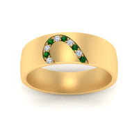 Mens Anniversary Band With Diamonds