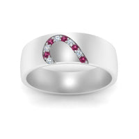 Mens Anniversary Band With Diamonds